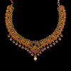 Gold Peacock Necklace (GS- 7) - Totaram & Sons