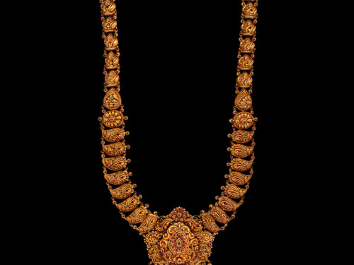 Temple Gold Necklace - Totaram & Sons