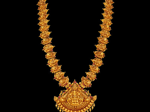 Gaja Lakshmi Gold Necklace Image