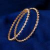 single line diamond bangles - Totaram & Sons