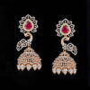 peacock diamond jhumkas - Totaram & Sons